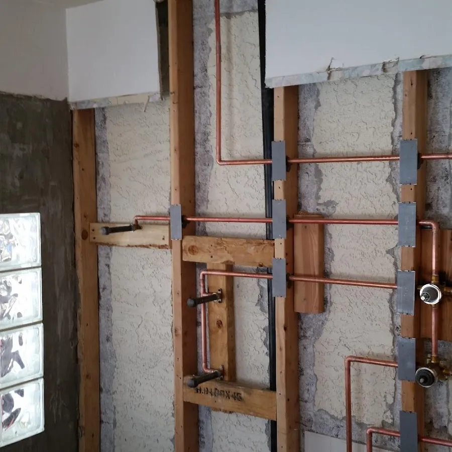 Copper pipe installation for Burst Pipe Repair in Aldine